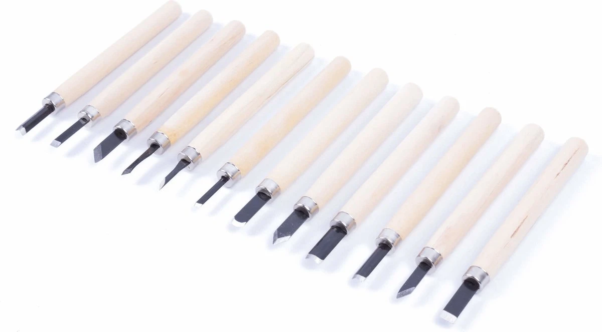 Benson Gutsset Hout Hobby 12 Delig 4 Benson Gutsset Hout Hobby 12 Delig - Afbeelding 4