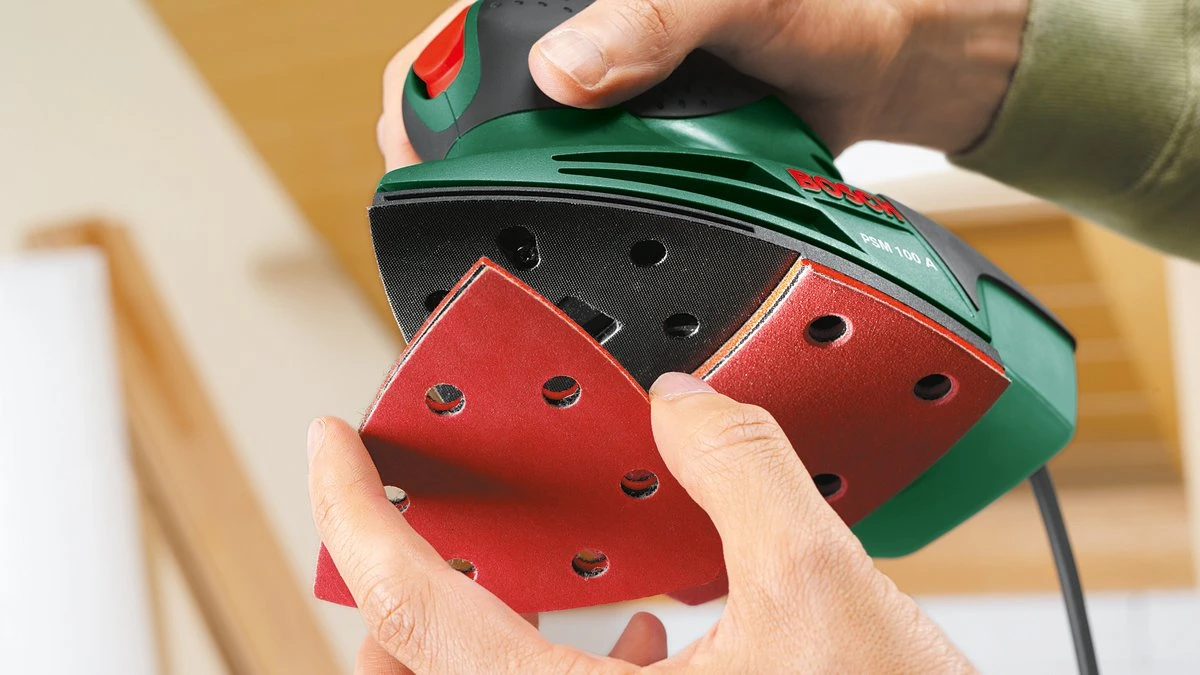 Bosch PSM 100 A Multischuurmachine - Op Snoer - 100 W - Incl. 30 Schuurvellen 6 Bosch PSM 100 A Multischuurmachine - Op Snoer - 100 W - Incl. 30 Schuurvellen - Afbeelding 6