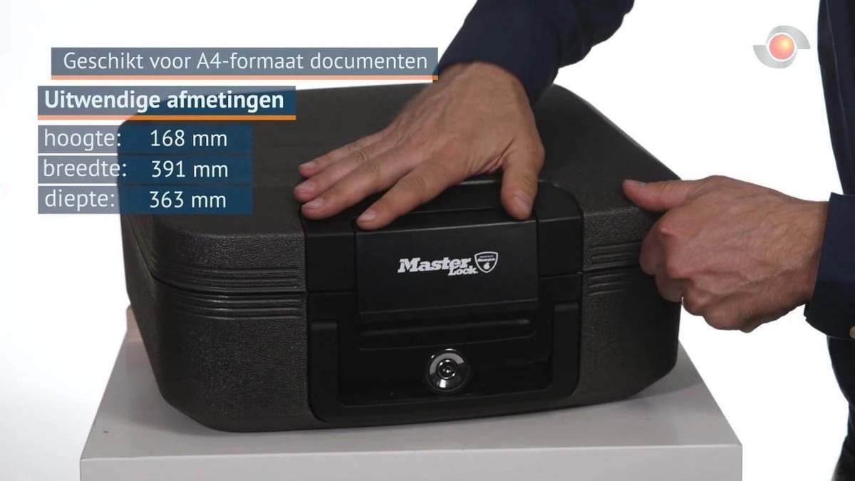 Masterlock LCHW20101 Documentenkluis - Brand En Waterwerend 3 Masterlock LCHW20101 Documentenkluis - Brand En Waterwerend - Afbeelding 3
