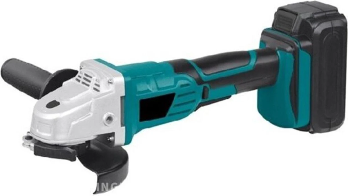 Deutsche Stahl Haakse Slijper - Slijptol - Gereedschap - Slijpmachine - Draadloos - 24V Accu - 2 Batterijen - 7000RPM - 1 Uur Snellader - 2 Zaagblad Van 125mm - Softgrip - Met Tas - Blauw 1 Deutsche Stahl Haakse Slijper - Slijptol - Gereedschap - Slijpmachine - Draadloos - 24V Accu - 2 Batterijen - 7000RPM - 1 Uur Snellader - 2 Zaagblad Van 125mm - Softgrip - Met Tas - Blauw