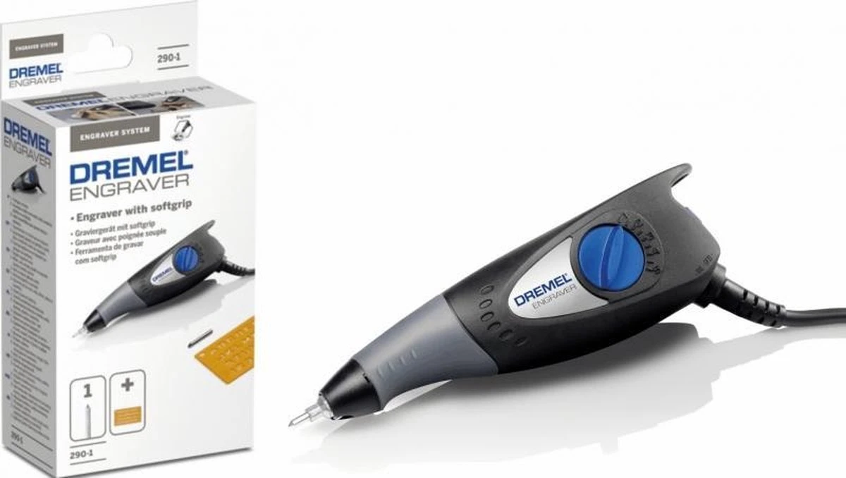 Dremel 290 Graveerpen - 35 W - Inclusief Graveerpunt En Graveersjablonen 1 Dremel 290 Graveerpen - 35 W - Inclusief Graveerpunt En Graveersjablonen