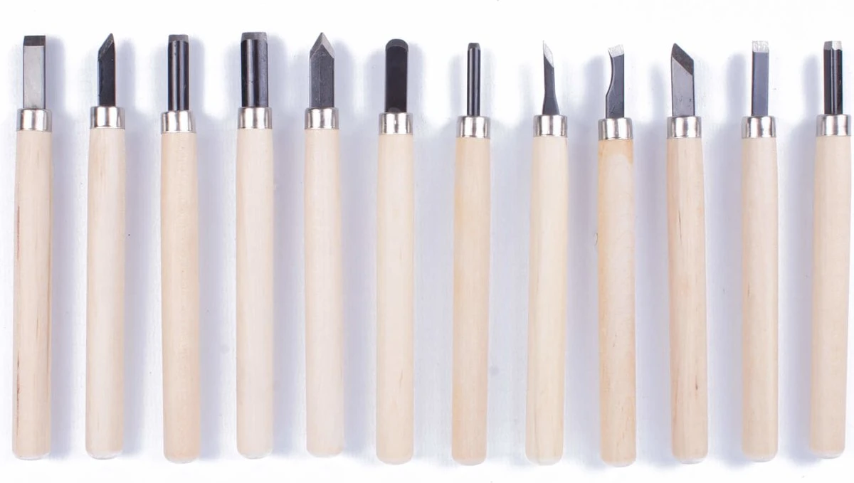 Benson Gutsset Hout Hobby 12 Delig 3 Benson Gutsset Hout Hobby 12 Delig - Afbeelding 3