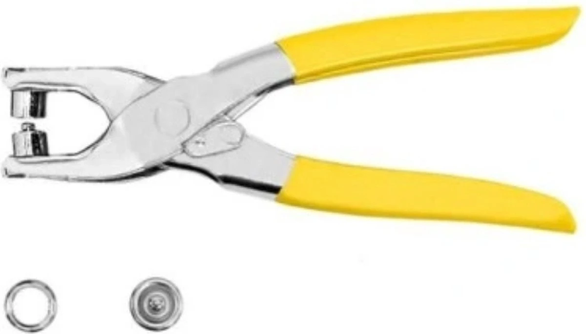 Ariko Revolvertang 203-delige Set - Ponstang - Oogjestang - Ringetjestang - Gaatjestang - Zeilringtang - Drukknooptang - Riemen & Leer - Met Benodigdheden 4 Ariko Revolvertang 203-delige Set - Ponstang - Oogjestang - Ringetjestang - Gaatjestang - Zeilringtang - Drukknooptang - Riemen & Leer - Met Benodigdheden - Afbeelding 4