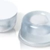 FSW-Products - 2 Stuks - Siliconen Buffers - 22mm Dia - 12mm Dik - Schokdempers - Zelfklevend - Deurbuffer - Deurstopper - Ladekast - Bescherming - Glazen Tafel - Meubelonderzetter - Stootdoppen - Geluidsdempers - WC Buffer - Toilet - Transparant