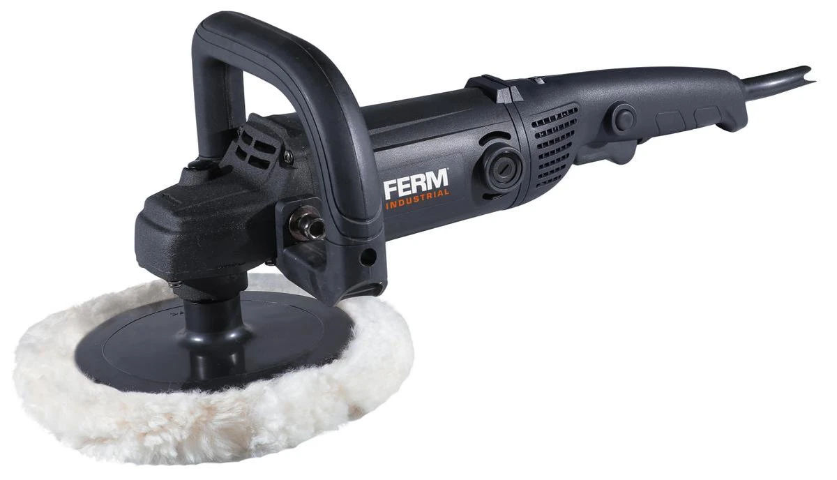 FERM Professionele Poetsmachine /polijstmachine Set – Constant Speed Electronics – 180mm 1400W – 4m Rubberen Kabel - Variabele Snelheid – Inclusief 2 Polijstschijven, Steunschijf En Opbergtas 8 FERM Professionele Poetsmachine /polijstmachine Set – Constant Speed Electronics – 180mm 1400W – 4m Rubberen Kabel - Variabele Snelheid – Inclusief 2 Polijstschijven, Steunschijf En Opbergtas - Afbeelding 8