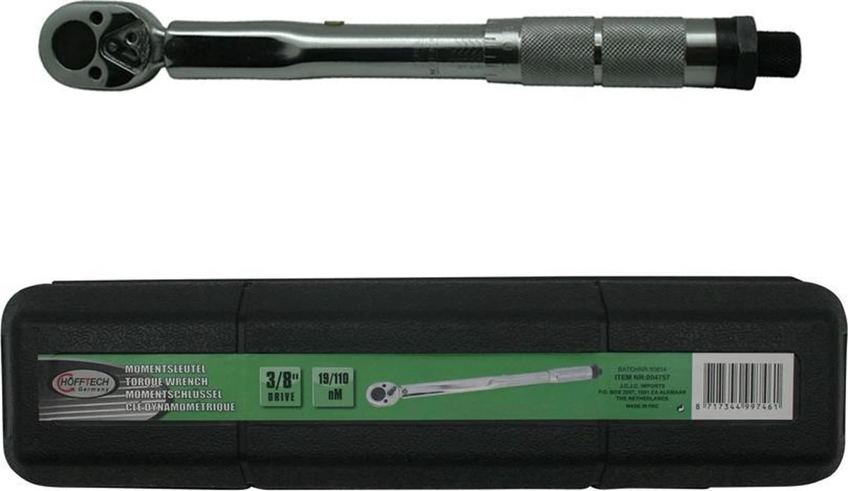 Hofftech Momentsleutel 3/8 Opname 19-110 Nm 15 Hofftech Momentsleutel 3/8 Opname 19-110 Nm - Afbeelding 15