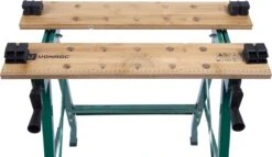 VONROC Werkbank – Voorzien Van Bamboe Werkblad – Opvouwbaar & Belastbaar Tot 150kg -Makita || Merkloos || Stanley Verkoopwinkel 1200x696