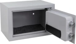 Fichero® Elektronische Kluis Met Cijferslot - Kan Ook Opgehangen Aan Muur - 4 KG - Incl. 2 Noodsleutels - Kluis Voor Thuis - Grijs -Makita || Merkloos || Stanley Verkoopwinkel 1200x696 7