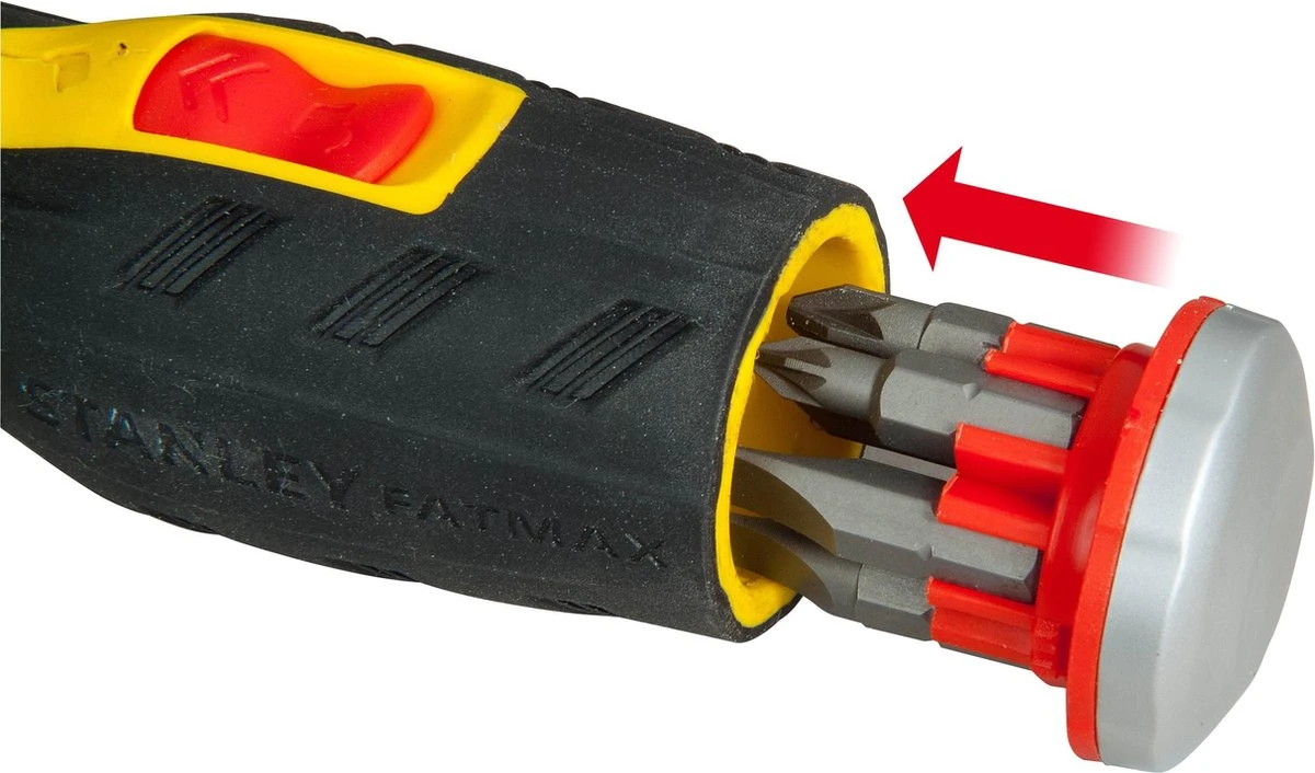 STANLEY FatMax Ratelschroevendraaier Pistoolgreep - 12 Bits 9 STANLEY FatMax Ratelschroevendraaier Pistoolgreep - 12 Bits - Afbeelding 9