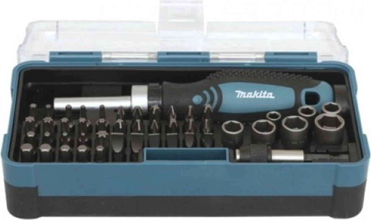 Makita B-36170 - Bit- En Borenset - 47 Delig - In Cassette 2 Makita B-36170 - Bit- En Borenset - 47 Delig - In Cassette - Afbeelding 2