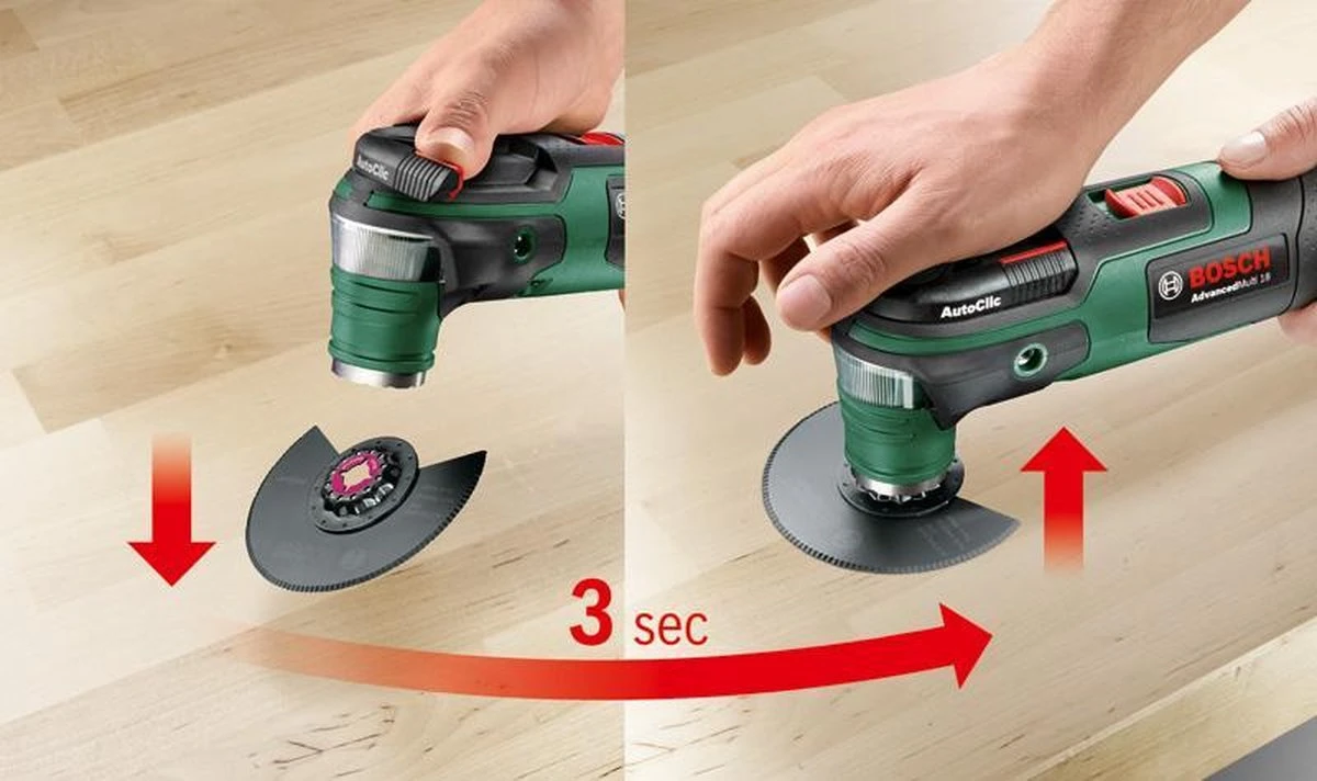 Bosch AdvancedMulti 18 Accu Multitool - Zonder 18 V Accu En Lader 17 Bosch AdvancedMulti 18 Accu Multitool - Zonder 18 V Accu En Lader - Afbeelding 17