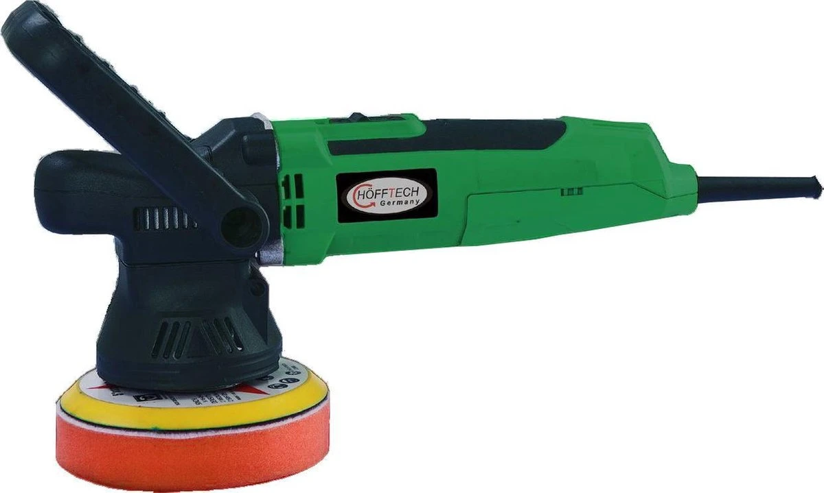 Hofftech Haakse Polijstmachine Excentrisch - 650 W - Met Accessoires 3 Hofftech Haakse Polijstmachine Excentrisch - 650 W - Met Accessoires - Afbeelding 3