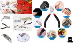 Bob Online ™ - 4 Stuks Setje – Sieraden Maken Tang Setje – 1 X Rondbektang + 1 X Kniptang + 1 X Platbektang + 1 X Messing Ring – Jewelry Making Pliers Set – 1 X Round Nosed Pliers + 1 X Side Cutters + 1 X Flat Nosed Pliers + 1 X Jump Ring Tool -Makita || Merkloos || Stanley Verkoopwinkel 1200x721