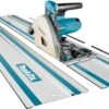 Makita SP6000J1X2 Invalcirkelzaag | 2 Geleiderails + Koppelstukken | 1300w 165mm