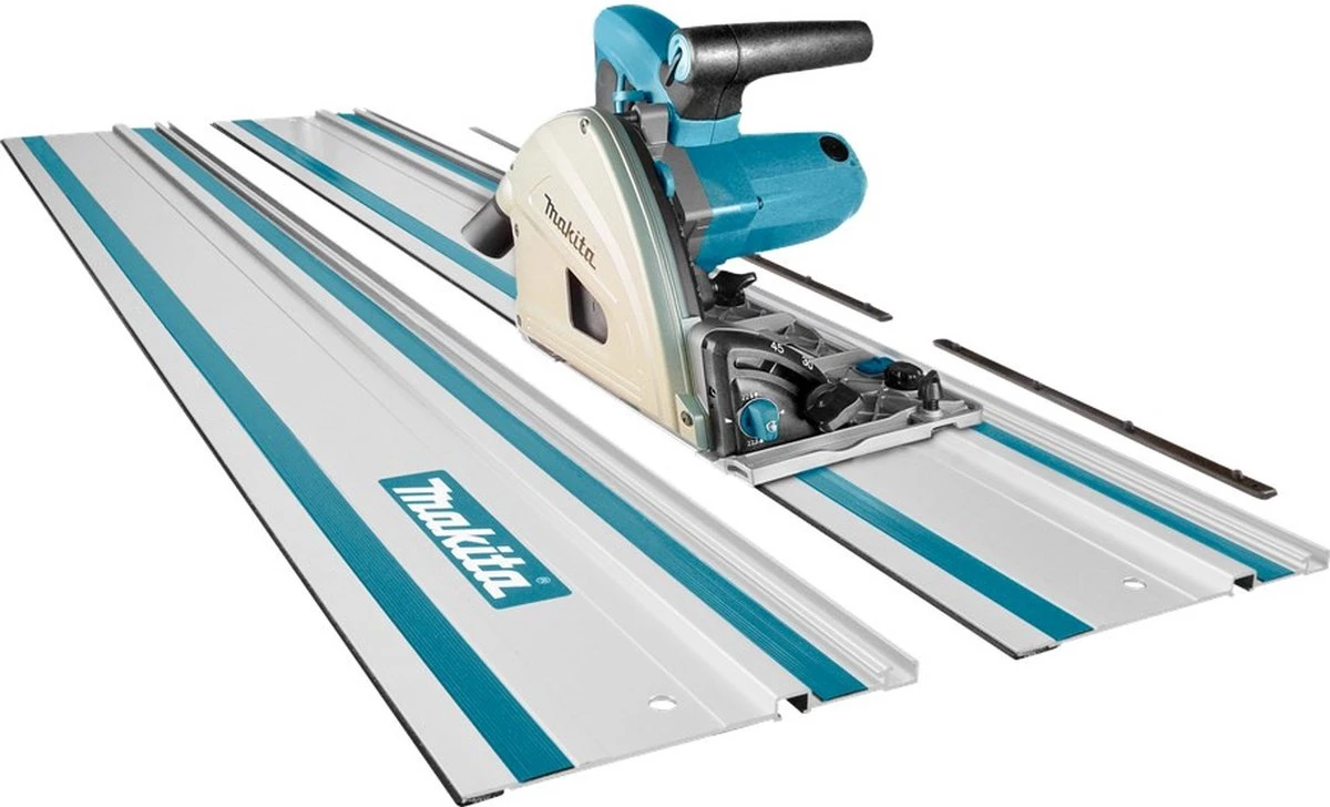 Makita SP6000J1X2 Invalcirkelzaag | 2 Geleiderails + Koppelstukken | 1300w 165mm 1 Makita SP6000J1X2 Invalcirkelzaag | 2 Geleiderails + Koppelstukken | 1300w 165mm