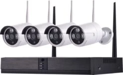CCTV YubiX 1.3 MP Sony Camerasysteem Beveiligingcamera Set WiFi 4 IP Camera's + NVR