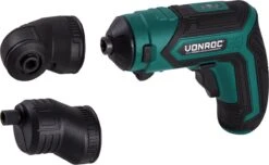 VONROC Accu Schroefmachine – 4V – Incl. Bithouder, Excentrisch En Haaks Opzetstuk, Bitset & Lader -Makita || Merkloos || Stanley Verkoopwinkel 1200x738 5