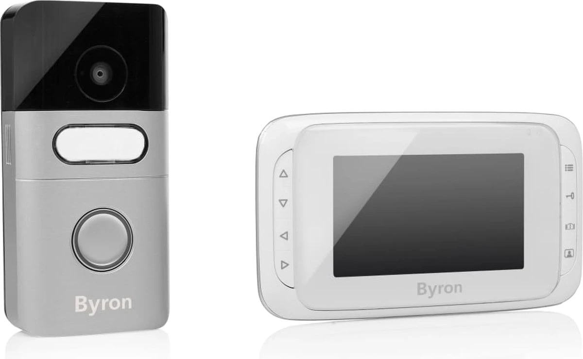Byron DIC-22815 Draadloze Deurbel - Intercom En Camera - Nachtzicht - 200m Bereik 4 Byron DIC-22815 Draadloze Deurbel - Intercom En Camera - Nachtzicht - 200m Bereik - Afbeelding 4