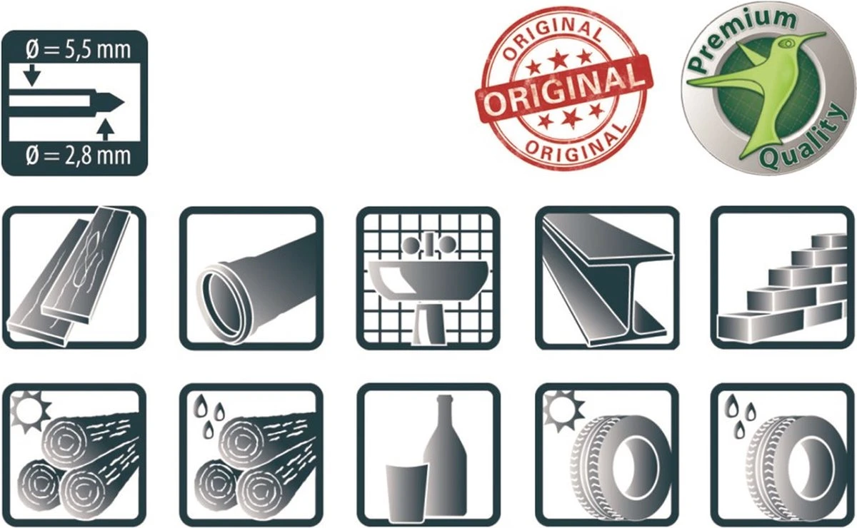 Pica Dry 3030 Markeerpotlood 6 Pica Dry 3030 Markeerpotlood - Afbeelding 6