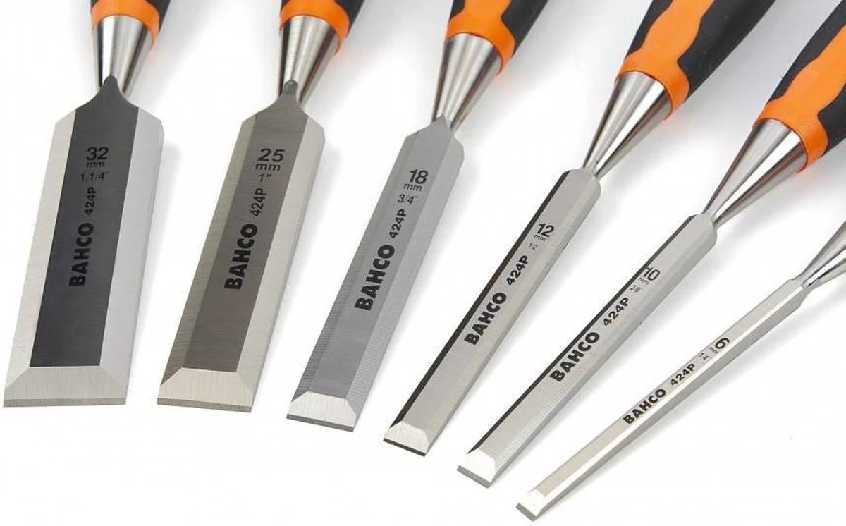 Bahco Steekbeitelset - 6-delig - Houtbeitel - Incl. Opbergkist 2 Bahco Steekbeitelset - 6-delig - Houtbeitel - Incl. Opbergkist - Afbeelding 2