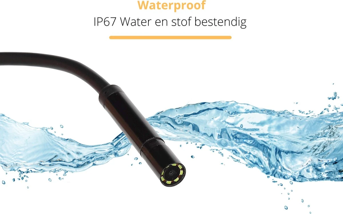 Sightstrong Inspectiecamera Met Scherm 5M - 1080P HD - 4.3 Inch LCD Scherm - Incl. 32GB SD-Kaart- IP67 Waterdicht - LED Verlichting - Endoscoop - Inspectie Camera 13 Sightstrong Inspectiecamera Met Scherm 5M - 1080P HD - 4.3 Inch LCD Scherm - Incl. 32GB SD-Kaart- IP67 Waterdicht - LED Verlichting - Endoscoop - Inspectie Camera - Afbeelding 13