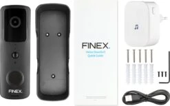Finex™ Draadloze Video Deurbel - Inclusief Binnenbel & Batterijen - WiFi - Dag En Nachtmodus - Bestuurbaar Via Telefoon - Zonder Abonnement - Deurbel Met Camera -Makita || Merkloos || Stanley Verkoopwinkel 1200x748 12