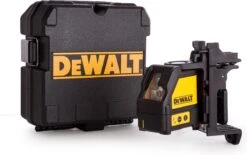 DeWALT DW088K Zelfnivellerende Kruis-/lijnlaser In Koffer - 2 Lijnen - Rood - 15m