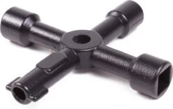 Benson Universele 4 Weg - Schakelkastsleutel / Paaltjessleutel Zwart -Makita || Merkloos || Stanley Verkoopwinkel 1200x756 3