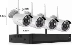 Merkloos Beveiligingscamera Set Met 4 Cameras - Nachtzicht - Outdoor Buiten - Home Security Camera Systeem - Wifi Camera Set - - Motion Detector - Beveiligingscamera - 4 Camera’s -Makita || Merkloos || Stanley Verkoopwinkel 1200x758 5