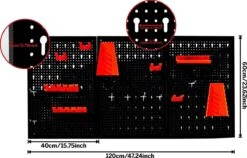MondiDeal - MondiTools - Gereedschapswand - Gereedschapshouder - Toolhouder - 3-delig Gereedschap Paneel - Inclusief Ophang Accessoires - Wandrek 11 MondiDeal - MondiTools - Gereedschapswand - Gereedschapshouder - Toolhouder - 3-delig Gereedschap Paneel - Inclusief Ophang Accessoires - Wandrek -Makita || Merkloos || Stanley Verkoopwinkel 1200x767