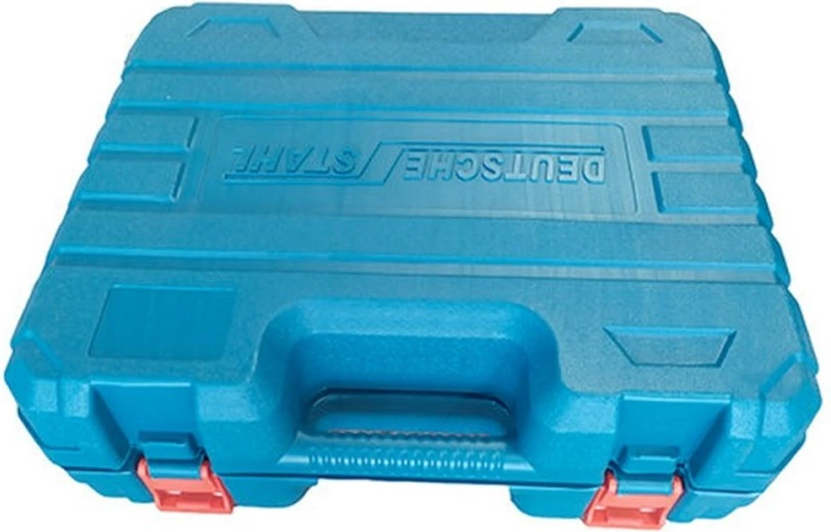 Deutsche Stahl Haakse Slijper - Slijptol - Gereedschap - Slijpmachine - Draadloos - 24V Accu - 2 Batterijen - 7000RPM - 1 Uur Snellader - 2 Zaagblad Van 125mm - Softgrip - Met Tas - Blauw 12 Deutsche Stahl Haakse Slijper - Slijptol - Gereedschap - Slijpmachine - Draadloos - 24V Accu - 2 Batterijen - 7000RPM - 1 Uur Snellader - 2 Zaagblad Van 125mm - Softgrip - Met Tas - Blauw - Afbeelding 12