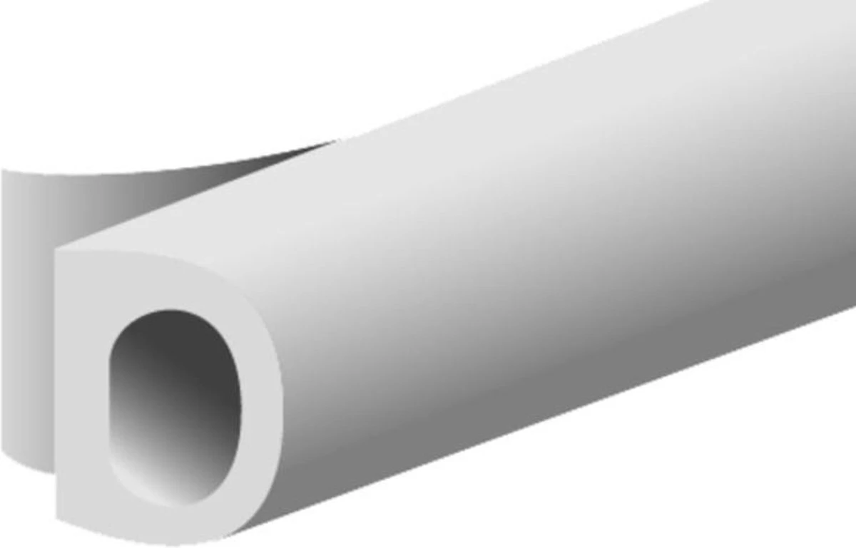 Ellen Zelfklevende Tochtstrip - D-Profiel - 7.5M X 4/5/6MM - Wit 3 Ellen Zelfklevende Tochtstrip - D-Profiel - 7.5M X 4/5/6MM - Wit - Afbeelding 3