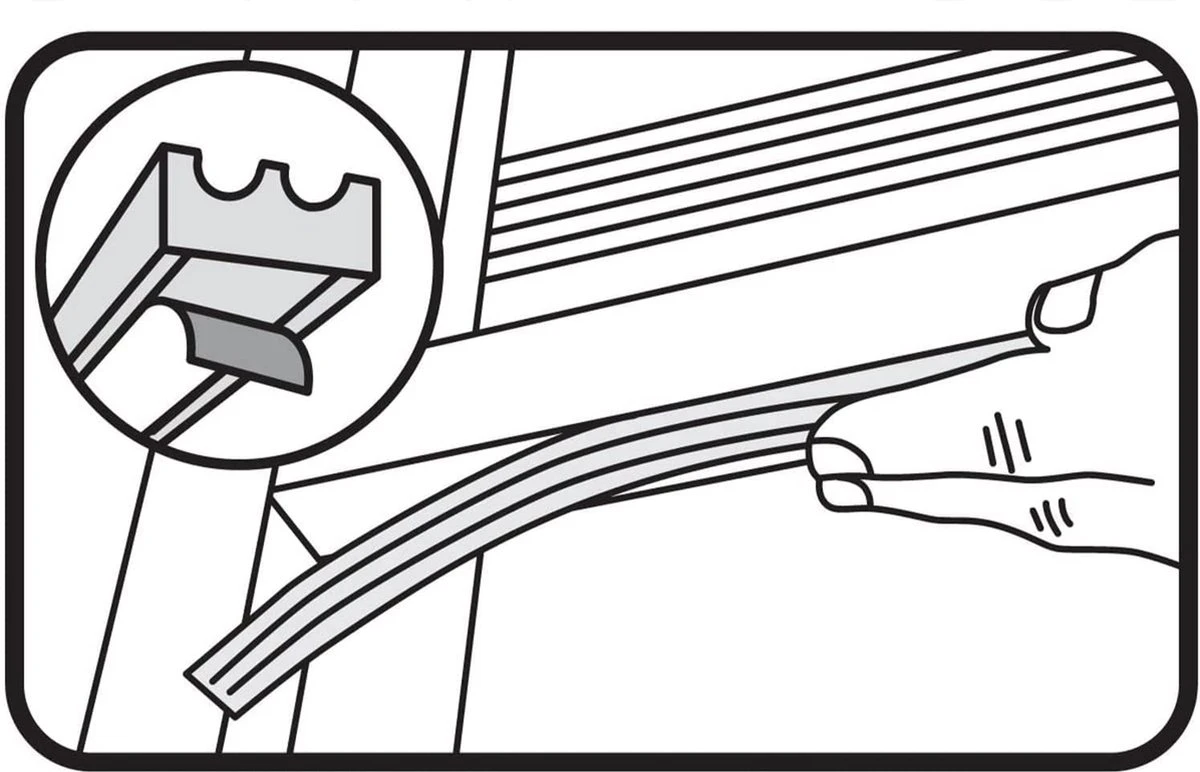 Nordevik® Tochtstrip 12 Meter - Zelfklevend - Energiebesparing - Voor Ramen En Deuren - E-profiel Tochtstopper - Tochtband - Tochtwering - Hoogwaardig Foam - Woning Verduurzamen - 4 X 9mm 9 Nordevik® Tochtstrip 12 Meter - Zelfklevend - Energiebesparing - Voor Ramen En Deuren - E-profiel Tochtstopper - Tochtband - Tochtwering - Hoogwaardig Foam - Woning Verduurzamen - 4 X 9mm - Afbeelding 9