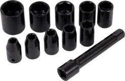 FERM Pneumatische Slagmoersleutel Universele DIN / Orion Aansluiting - Incl. 10-delige Doppenset En Opbergkoffer -Makita || Merkloos || Stanley Verkoopwinkel 1200x773 5