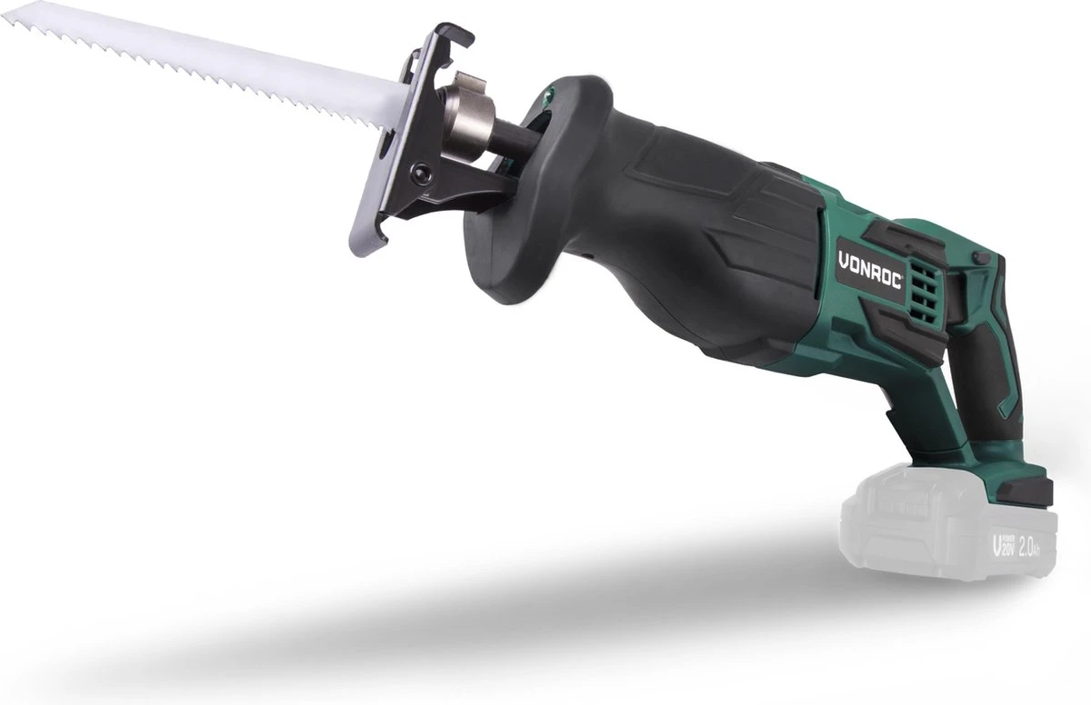 VONROC Accu Reciprozaag – VPower 20V – Incl. Zaagbladen & Opbergtas - Losse Body (geleverd Zonder Accu En Lader) 9 VONROC Accu Reciprozaag – VPower 20V – Incl. Zaagbladen & Opbergtas - Losse Body (geleverd Zonder Accu En Lader) - Afbeelding 9