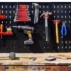 MondiDeal - MondiTools - Gereedschapswand - Gereedschapshouder - Toolhouder - 3-delig Gereedschap Paneel - Inclusief Ophang Accessoires - Wandrek