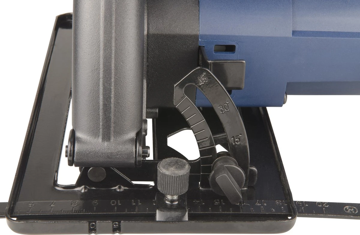 FERM CSM1039 Cirkelzaag - 1200W - 185mm - Parallelgeleider - TCT Zaagblad - Spindelblokkering - Ergonomische Handgreep 4 FERM CSM1039 Cirkelzaag - 1200W - 185mm - Parallelgeleider - TCT Zaagblad - Spindelblokkering - Ergonomische Handgreep - Afbeelding 4