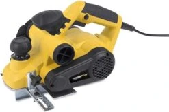 Powerplus POWX1110 Schaafmachine - 900W - Zijgeleider - Schaafdiepte - Breedte Instelling - Opvangzak - Incl. 2 Messen En Opbergkoffer