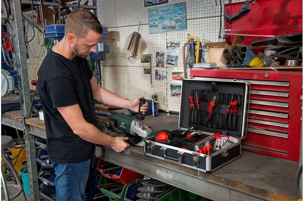 Kreator KRT640102B Gereedschapskoffer - 460 X 330 X 155 Mm - Zwart - (geleverd Zonder Gereedschap) 5 Kreator KRT640102B Gereedschapskoffer - 460 X 330 X 155 Mm - Zwart - (geleverd Zonder Gereedschap) - Afbeelding 5