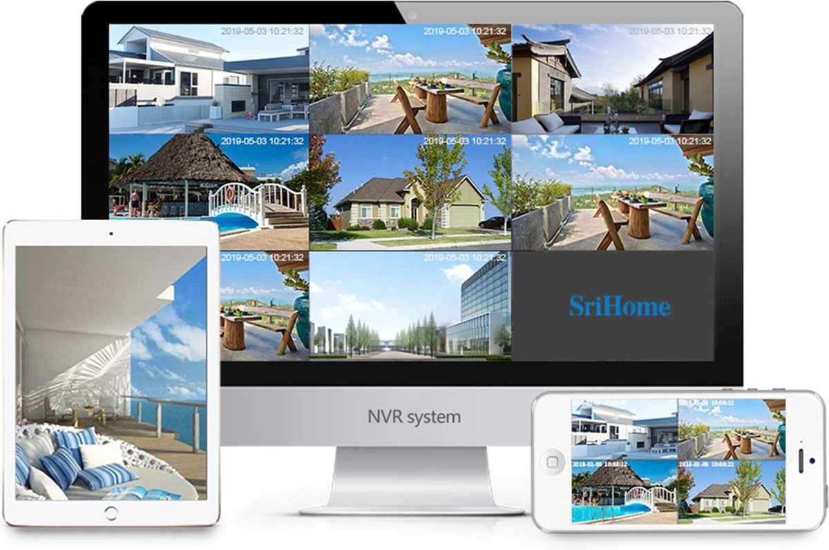 Set Van 4 Camera's Met NVR - POE - Wifi - Inclusief Netwerk Video Recorder - Beveiliging Voor Thuis - Kantoor - Winkel - Xd Xtreme - Beveiligingscamera's Set - Veiligheid - Bewaking 5 Set Van 4 Camera's Met NVR - POE - Wifi - Inclusief Netwerk Video Recorder - Beveiliging Voor Thuis - Kantoor - Winkel - Xd Xtreme - Beveiligingscamera's Set - Veiligheid - Bewaking - Afbeelding 5