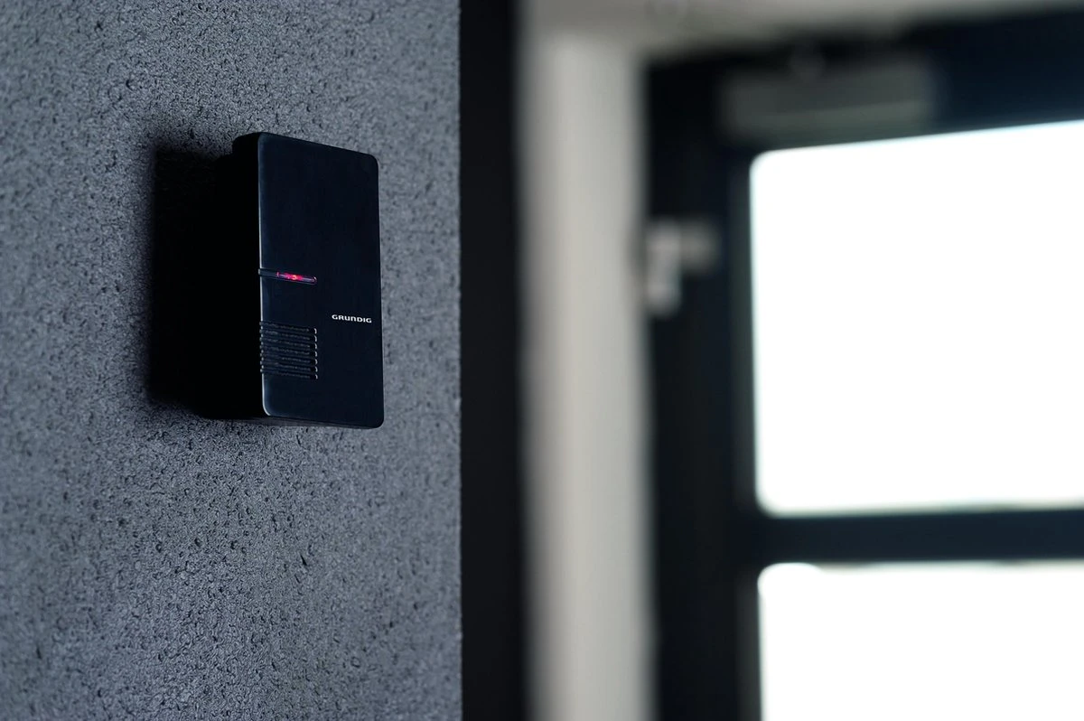 Grundig Deurbelset - Zender En Ontvanger - Draadloos - Op Batterijen - Zwart 4 Grundig Deurbelset - Zender En Ontvanger - Draadloos - Op Batterijen - Zwart - Afbeelding 4