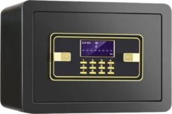 Merkloos Brandwerende Kluis - Anti Diefstal - Brandwerend - Waterdicht - Elektronische Kluis - Waterdichte Portemonnee - Digitale Thuiskluis - Toetsenbord - LED-licht - Externe Batterijbox - Veilig Voor Geld - Sieraden - Documenten - Beveiliging