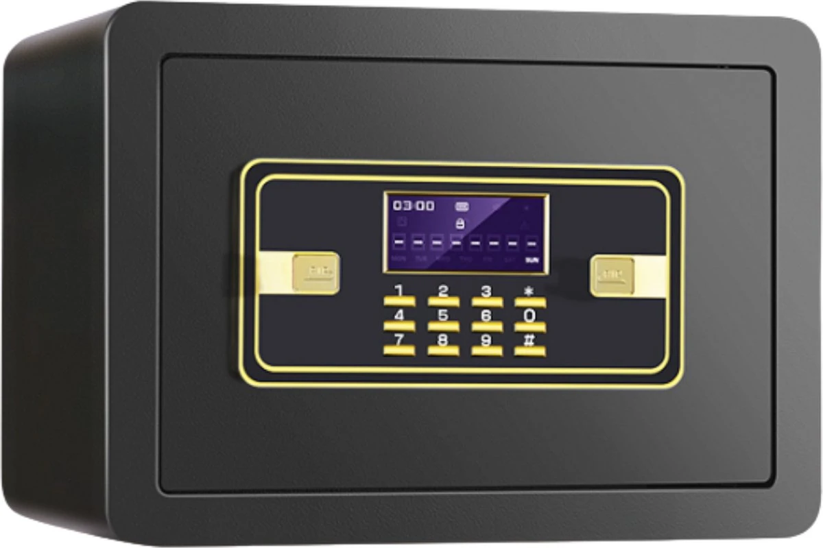 Merkloos Brandwerende Kluis - Anti Diefstal - Brandwerend - Waterdicht - Elektronische Kluis - Waterdichte Portemonnee - Digitale Thuiskluis - Toetsenbord - LED-licht - Externe Batterijbox - Veilig Voor Geld - Sieraden - Documenten - Beveiliging 1 Merkloos Brandwerende Kluis - Anti Diefstal - Brandwerend - Waterdicht - Elektronische Kluis - Waterdichte Portemonnee - Digitale Thuiskluis - Toetsenbord - LED-licht - Externe Batterijbox - Veilig Voor Geld - Sieraden - Documenten - Beveiliging