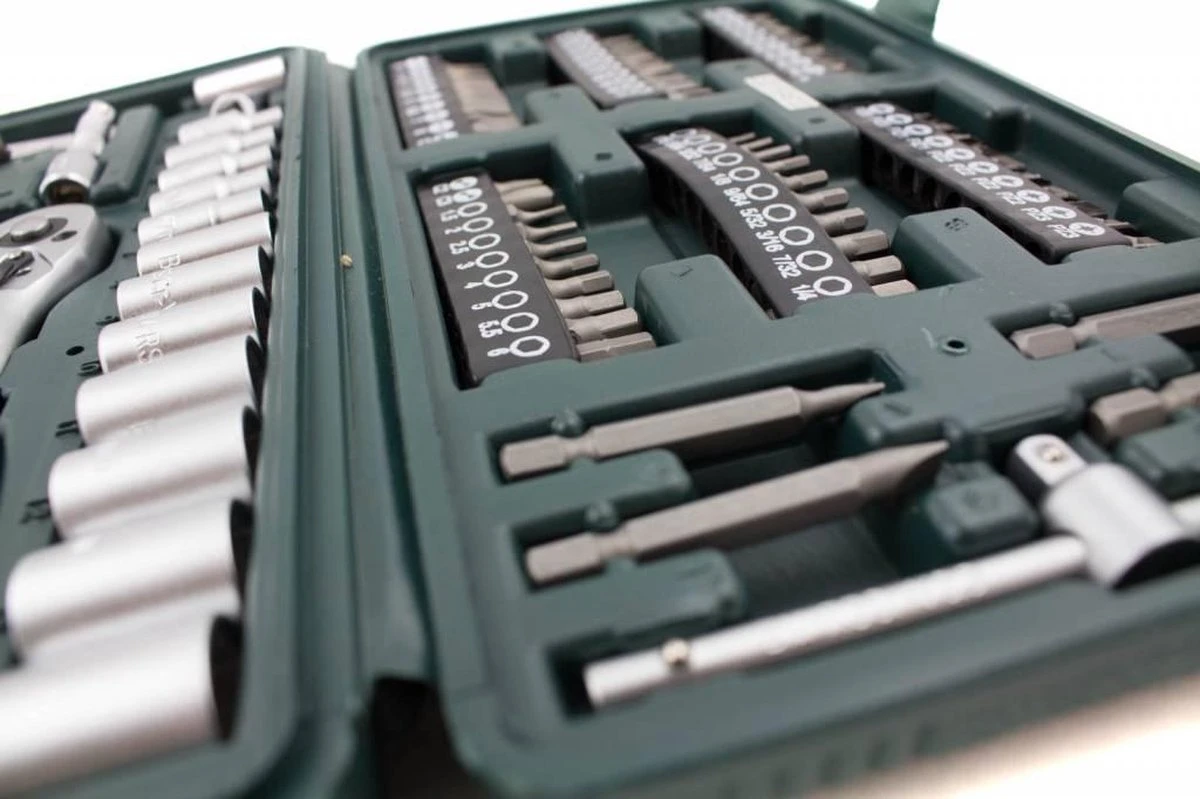 Brüder Mannesmann 29166 Dopsleutelset Metrisch 1/4 (6.3 Mm) 130-delig 3 Brüder Mannesmann 29166 Dopsleutelset Metrisch 1/4 (6.3 Mm) 130-delig - Afbeelding 3