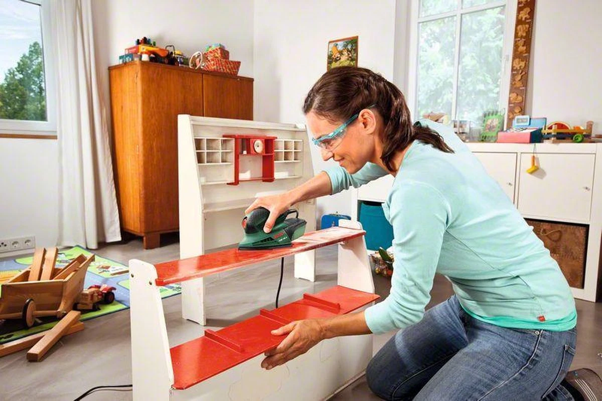 Bosch PSM 100 A Multischuurmachine - Op Snoer - 100 W - Incl. 30 Schuurvellen 5 Bosch PSM 100 A Multischuurmachine - Op Snoer - 100 W - Incl. 30 Schuurvellen - Afbeelding 5