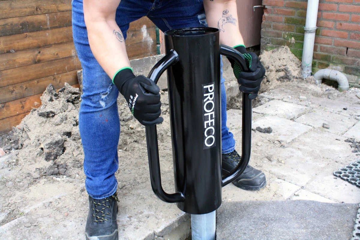 Profeco Palenrammer 60cm X 165 Mm - Palenstamper - Handheiblok - 100% Staal 4 Profeco Palenrammer 60cm X 165 Mm - Palenstamper - Handheiblok - 100% Staal - Afbeelding 4