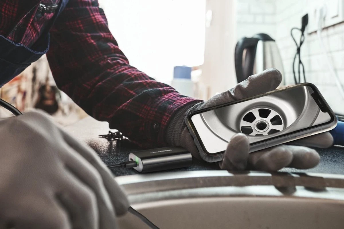 Technosmart HD Inspectiecamera – Endoscoop Camera Met Wifi – IP67 Waterdicht – Met LED – 3,5 M Snoer – Incl. Accessoires 2 Technosmart HD Inspectiecamera – Endoscoop Camera Met Wifi – IP67 Waterdicht – Met LED – 3,5 M Snoer – Incl. Accessoires - Afbeelding 2