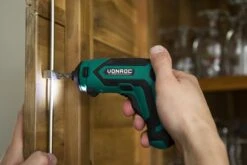 VONROC Accu Schroefmachine – 4V – Incl. Bithouder, Excentrisch En Haaks Opzetstuk, Bitset & Lader -Makita || Merkloos || Stanley Verkoopwinkel 1200x800 230