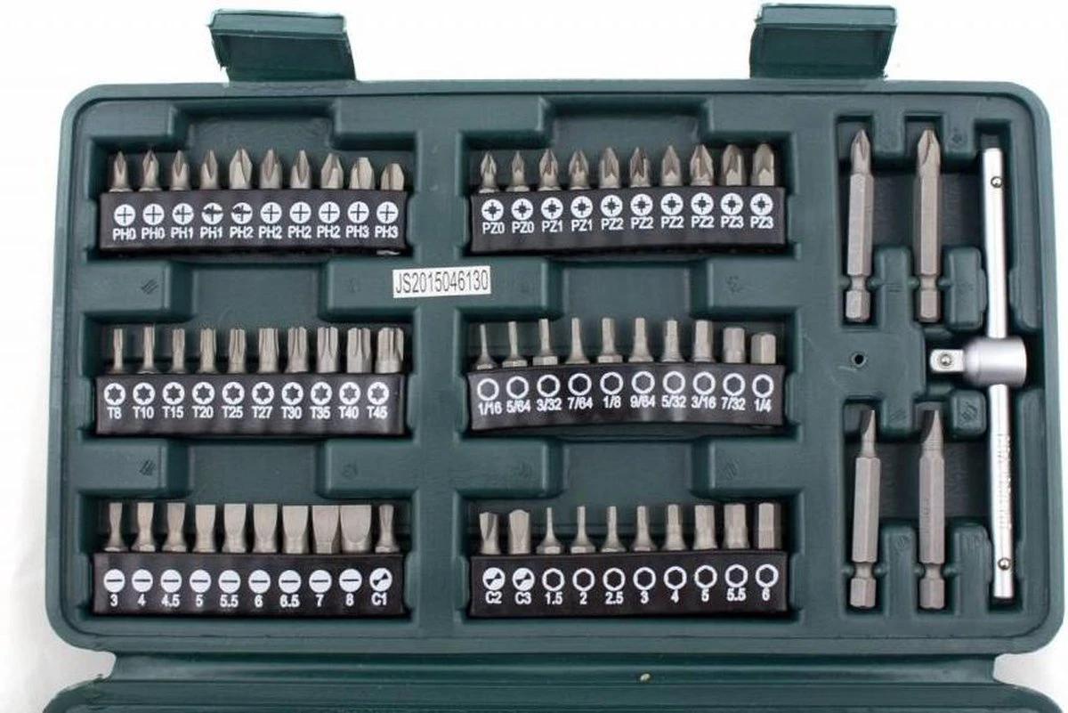 Brüder Mannesmann 29166 Dopsleutelset Metrisch 1/4 (6.3 Mm) 130-delig 5 Brüder Mannesmann 29166 Dopsleutelset Metrisch 1/4 (6.3 Mm) 130-delig - Afbeelding 5