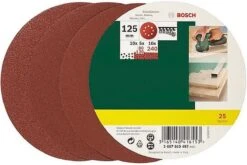 Bosch Schuurbladenset - 25-delig - 125 Mm (korrel 240, 120, 80) -Makita || Merkloos || Stanley Verkoopwinkel 1200x804 20